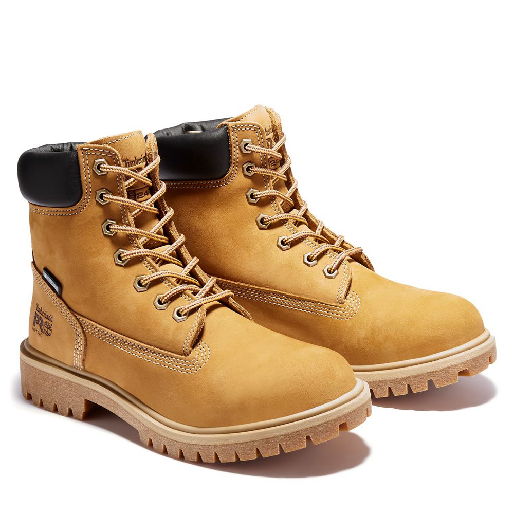 Bocanci De Muncă Timberland Dama Maro - Pro® Direct Attach 6\" Soft Toe - Romania - DXBJKY495